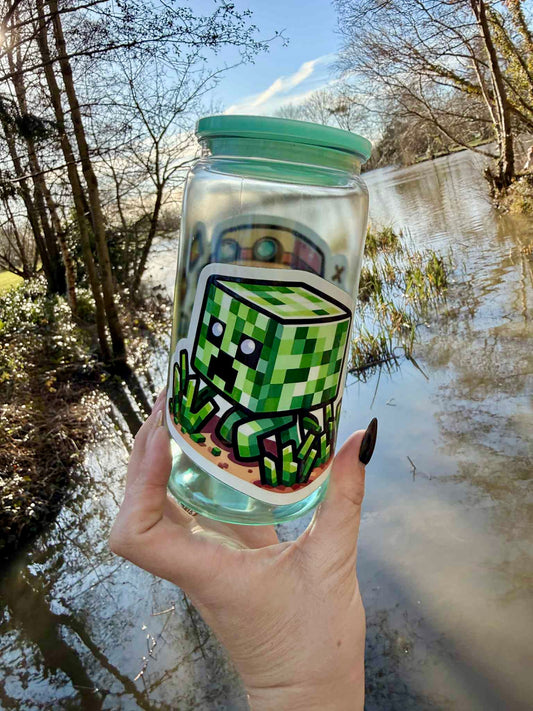 Block Style Game Monster