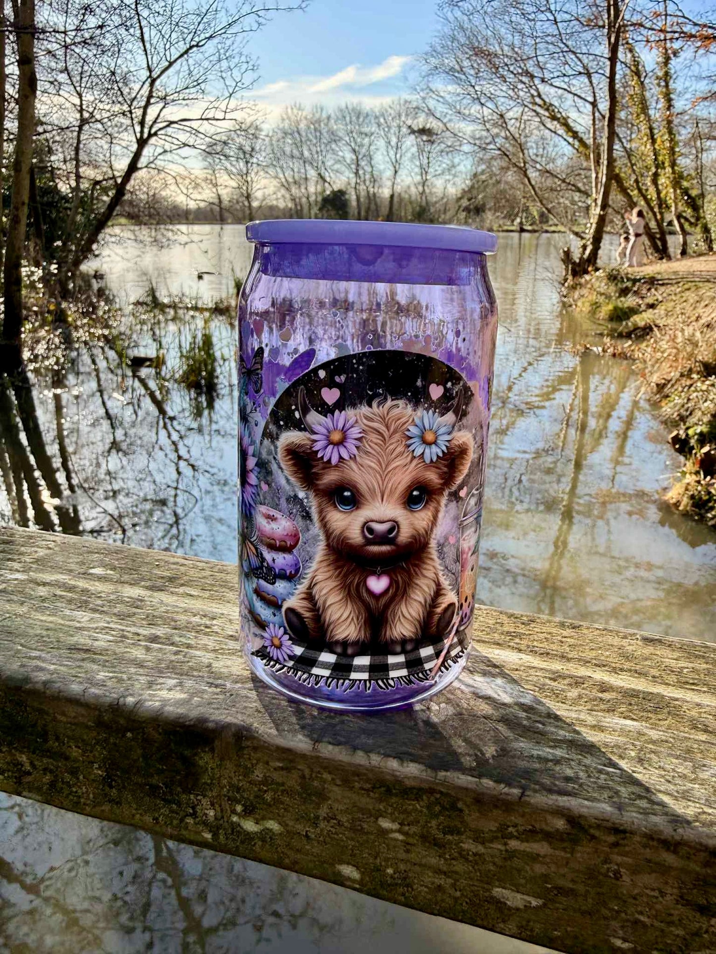 Baby Highland Cow Cold Cup